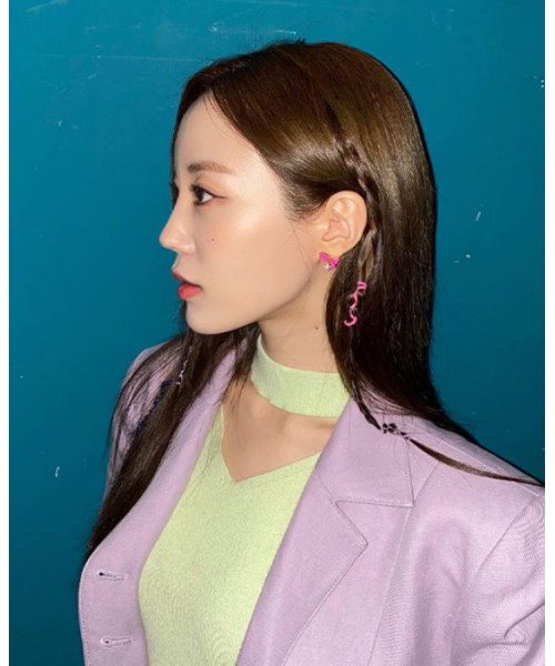 韓國VINTAGE HOLLYWOOD - Sweet Ribbon Pearl Earrings (2color)| 許齡智 同款